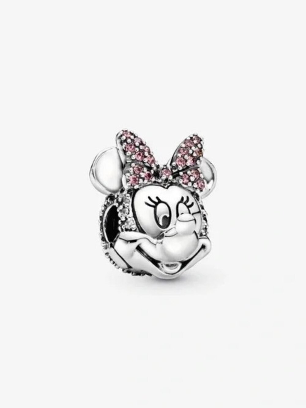 Pandora Minnie Mouse Charm with Pink Bow